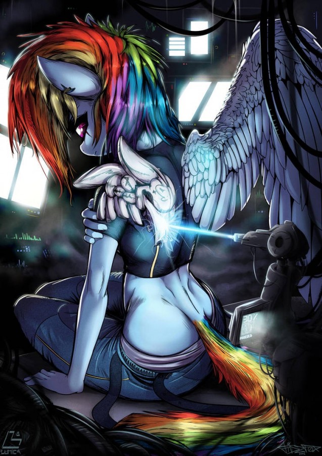 637px x 900px - Equestria Daily - MLP Stuff!: Drawfriend Stuff - BEST Drawings of Rainbow  Dash! - Anthro/Furry Edition