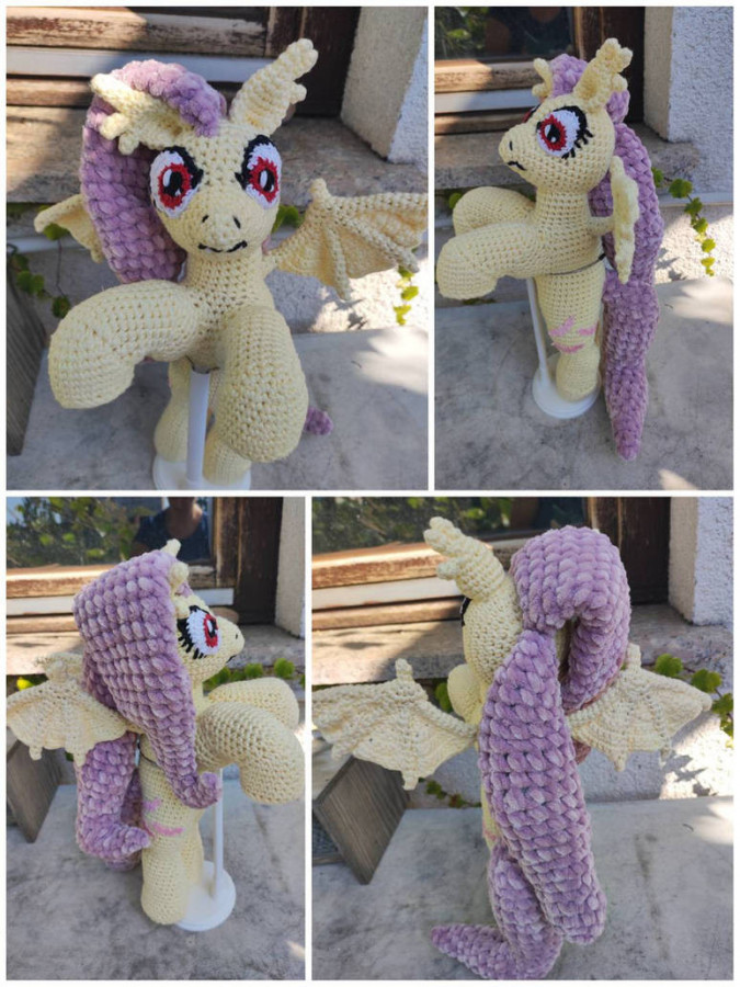Discord and Butterfly Crochet Plushies by WrathfulYarnicorn on DeviantArt